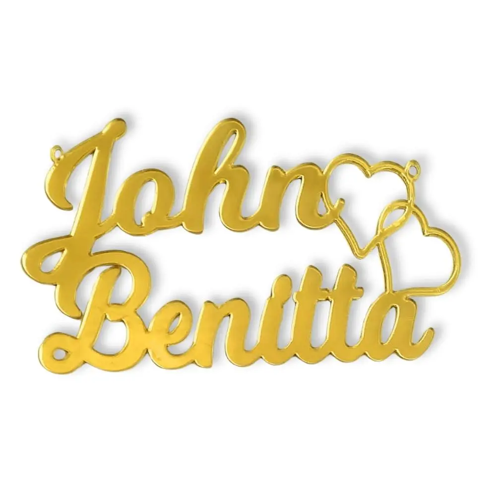 Order personalized acrylic names for ring ceremony
